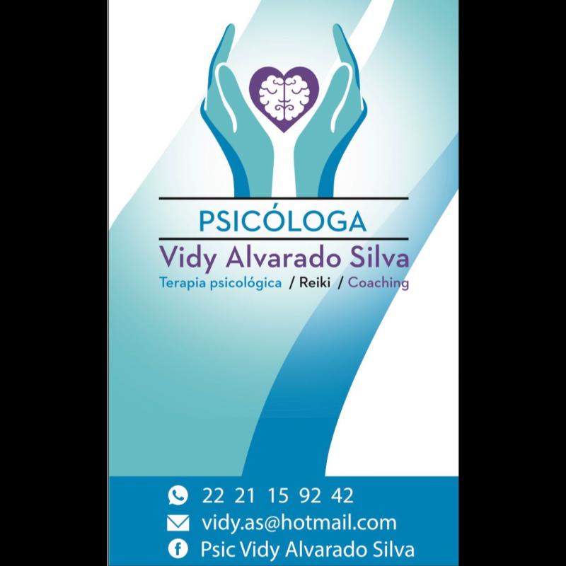 Vidy Alvarado Terapia Psicologica Reiki